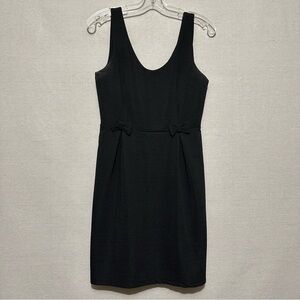 LC Lauren Conrad Black Sheath Bow Detail Mini Dress - size 10
